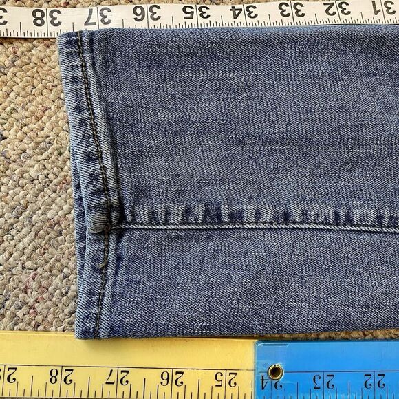 Abercrombie & Fitch Jeans Men 28W 30L Langdon Slim Stretch Denim Flat Front Blue - Picture 5 of 9